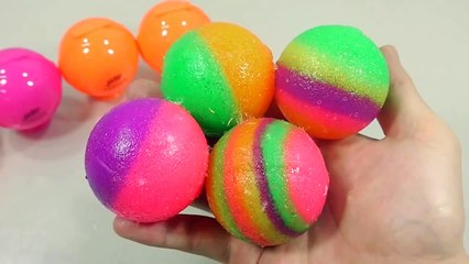 How To Make Color Super Bouncy Ball and Glow in the dark Recipe DIY 칼라 수제 야광 �
