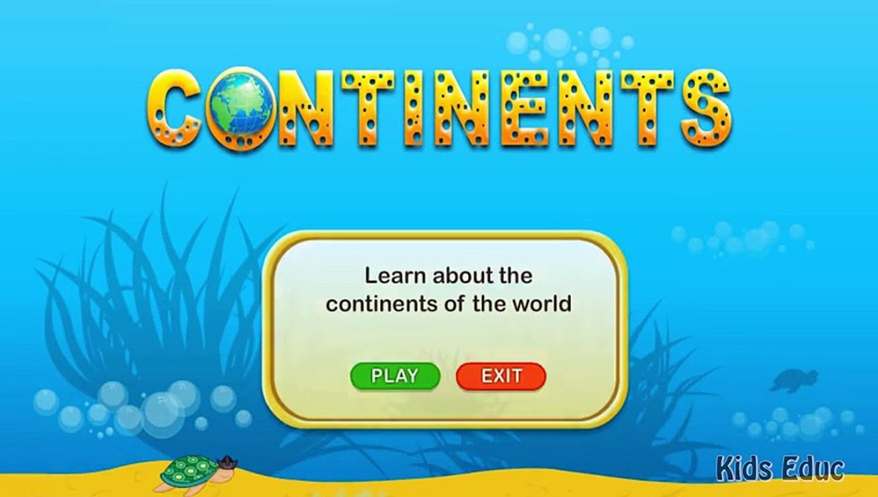7 Continents Geography For Kids, The Formation of Continents, Educational cartoons