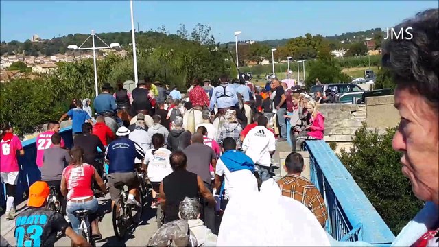 BELLEGARDE-Abrivado longue Barjac- ou sont les taureaux ? et Mad Max ! Oct.2015( or are bulls? and Mad Max! )