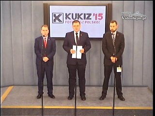 Poseł Adam Andruszkiewicz - konferencja z 26 lutego 2016 r.