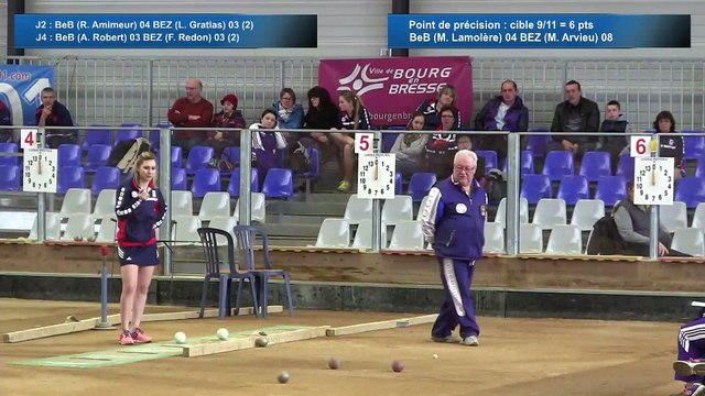 L'Express, Club Elite Féminin, J10, Bourg-en-B. vs Béziers, Sport Boules, saison 2015-2016