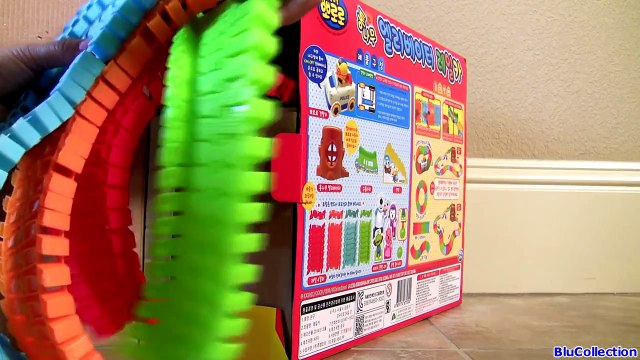 Pororo Swiggle Tracks Motorized Police Car With Elevator & Bridge Review Blu Toys Surprise 뽀롱뽀롱 뽀로로