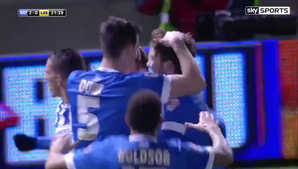 Brighton 4-0 Leeds - All goals HD (Championship)