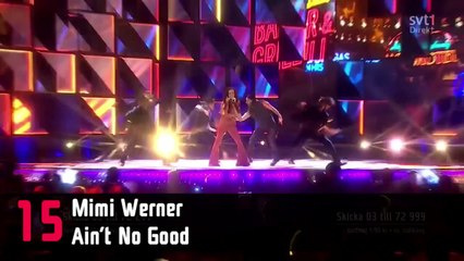 My Top 15 Melodifestivalen 2016 Performances 🎶
