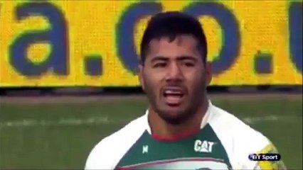 Manu Tuilagi huge hit on blair cowan!