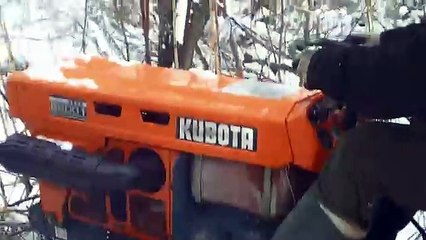 Kubota 6001D japonski ciagniczek ogrodniczy do lasu.www.traktorki.waw.pl
