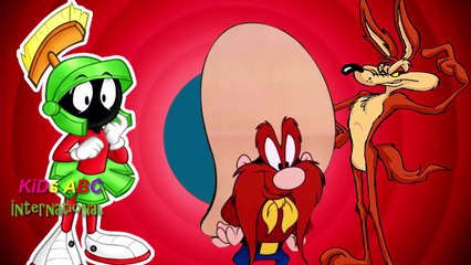 Looney Tunes Finger family songs funny for Kids Sam,Marvin the Martian,Coyote and Road Runner