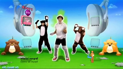 JUST DANCE KIDS | 1080p MOVIE Game | Who Let The Dogs Out | CARS KID GAME HD