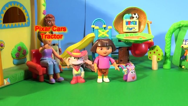 Dora The Explorer Meets The Teletubbies with Cookie Monster Chef