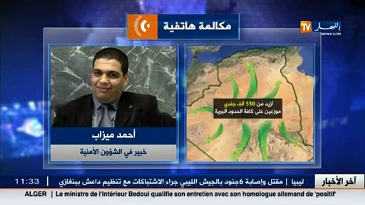 أحمد ميزاب  : الجيش الوطني يوجه رسائل قوية لمن يود زعزعة إستقرار البلاد