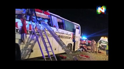 ദുബായിലേക്കുള്ള യാത്രാ ബസ് ഒമാനിൽ അപകടത്തിൽപ്പെട്ട് 18 പേർ മരിച്ചു.
