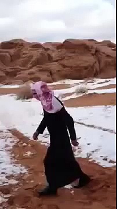 This why we don't have snow in Saudi Arabia