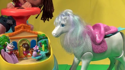 Dora The Explorer Snow Princess Prance and Fly Pegasus