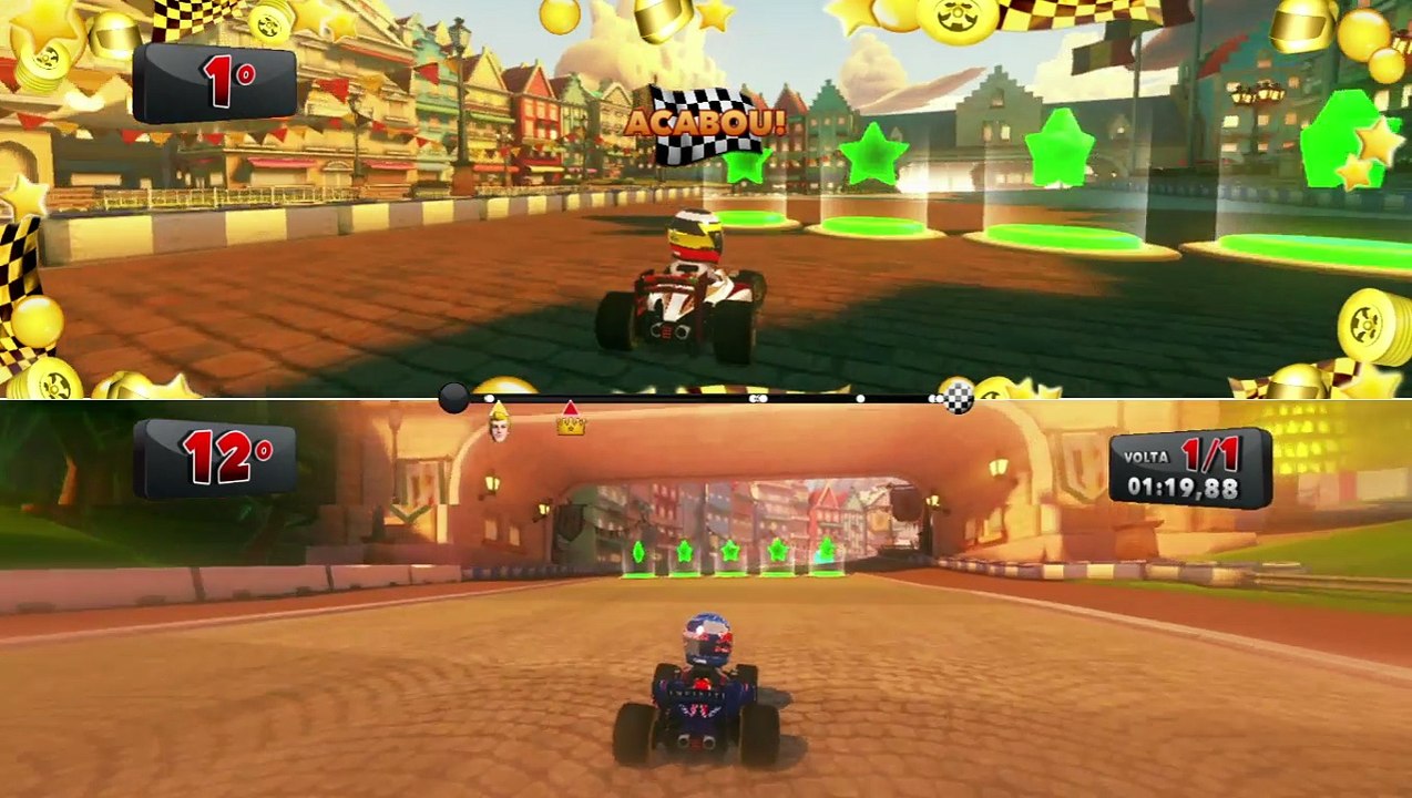 PS3 F1 Race Stars Trofeu Rei do rei da tela