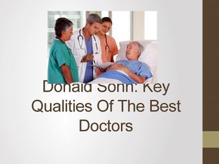 Donald Sonn: Days As A Resident