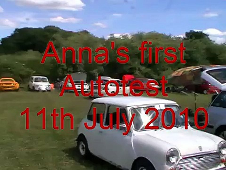 Anna's first Autotest
