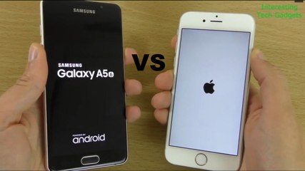 iPhone 6. Vs Samsung Galaxy A5 (2016) - Speed test! & Comparison HD