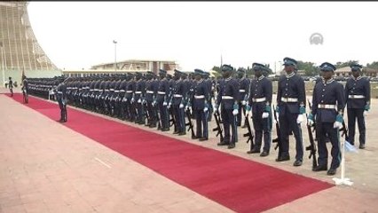 Cumhurbaşkanı Erdoğan Gana'da Resmi Törenle Karşılandı
