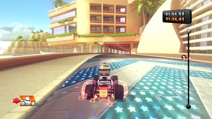 PS3 F1 Race Stars trofeu tempo de ouro