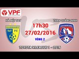 Hà Nội T&T vs Than Quảng Ninh - V.League 2016 | FULL