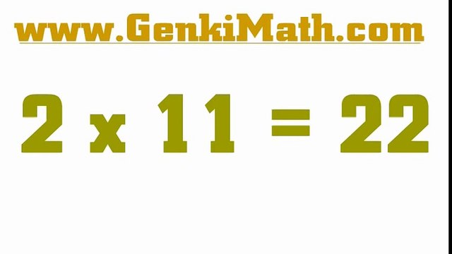 GenkiMath.com 11 Times Tables (Hip Hop Multiplication Tables)