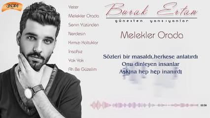 Burak Ertan - Melekler Orada ( Official Lyric Video )
