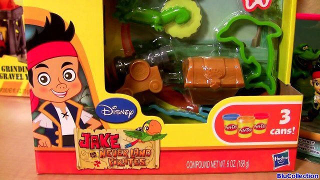 Play Doh Jake and the Neverland Pirates Treasure Creations Pirate Mater Meets Captain Hook Cars 2014