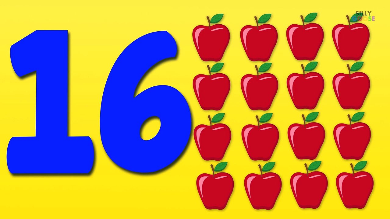 Counting Apples | Learn numbers from 1 to 20