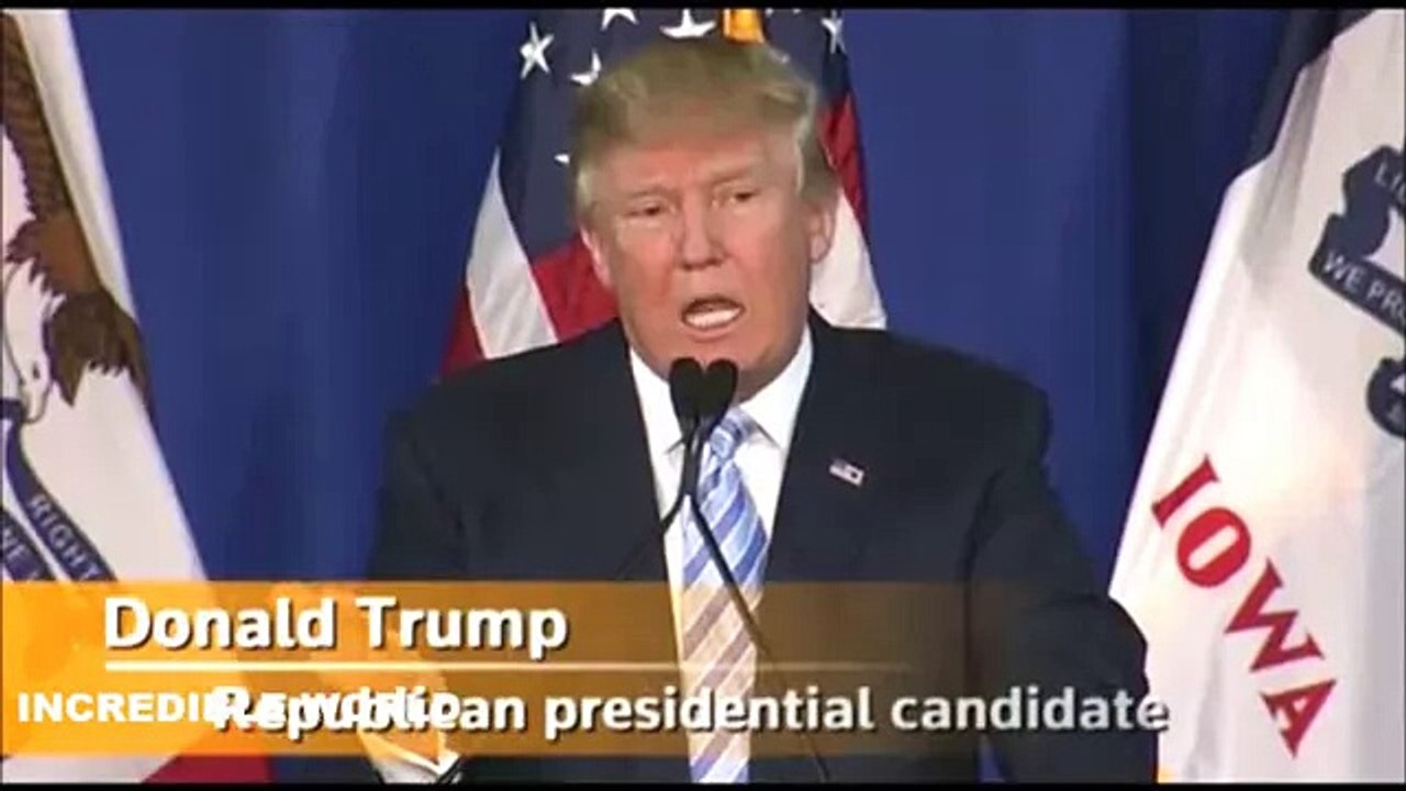 Donald Trump HECKLES Protester Wearing A TURBAN At Iowa Campaign Rally(VIDEO)!!!!