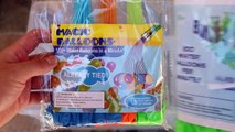 Bunch o Balloons Back to School Magic Water Balloon Fight DIY Make 100 Balloons in ONE Minute!