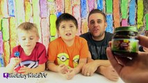 GROSS Baby FOOD Challenge! Cool Surprise Toys   Hulk Candy Kinder Egg Fun w/HobbyGator HobbyKidsTV