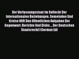 Download Der Verfassungsstaat Im Geflecht Der Internationalen Beziehungen. Gemeinden Und Kreise