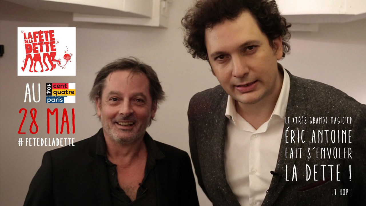 Incroyable !! Avec Christophe Alévèque, Eric Antoine fait s'envoler la Dette à la Fête de la Dette !!
