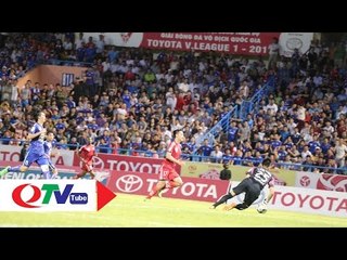 Mạc Hồng Quân nâng tỷ số 2-0 cho Than Quảng Ninh | QTV