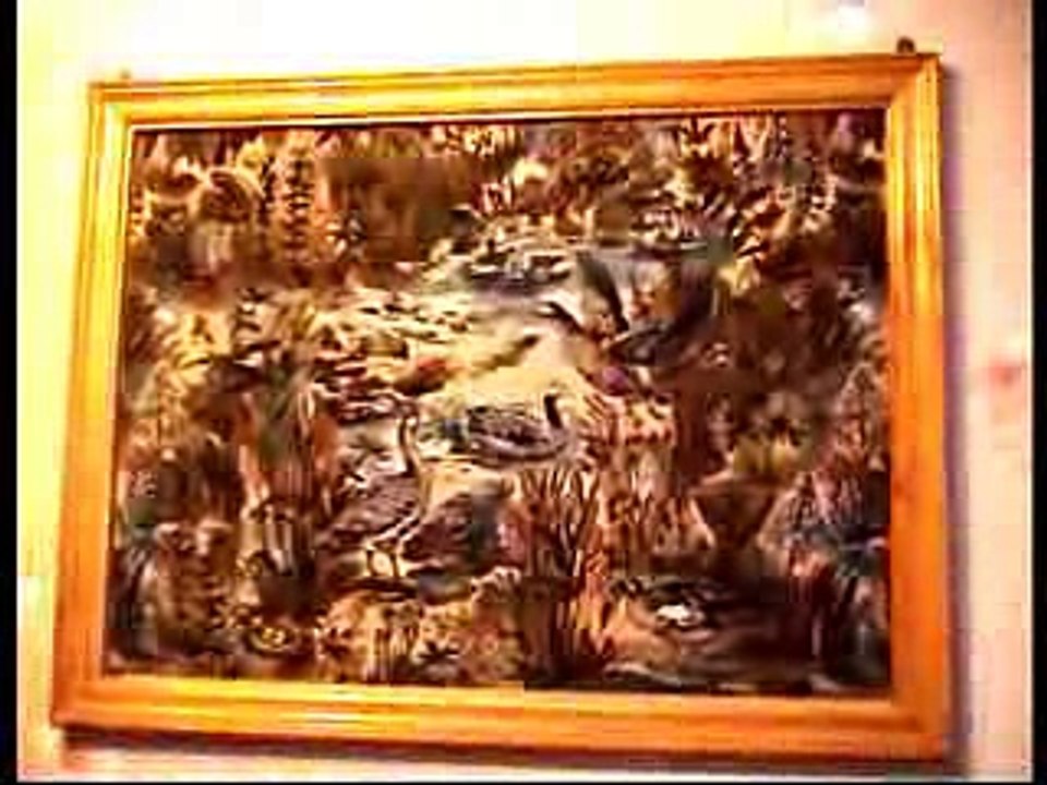 Гобелен Охота Дичь Птицы Гуси Пастух