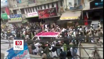 Mumtaz Qadri ki Namaz e Janaza k Manazir
