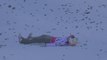 Il fait une lourde chute lors d'un saut à ski
