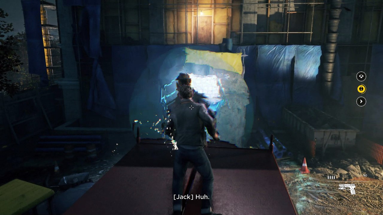 Quantum Break - Grimpette et mitraillette
