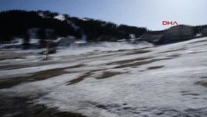 Bursa Uludağ'da 5 Santim Kar Kaldı