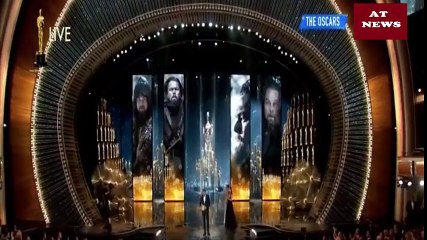 Oscar Awards 2016 winner Leonardo DiCaprio-HOLLYWOOD BUZZ TV