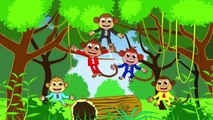 Beş Küçük Maymun Şarkısı - Sevimli Dostlar