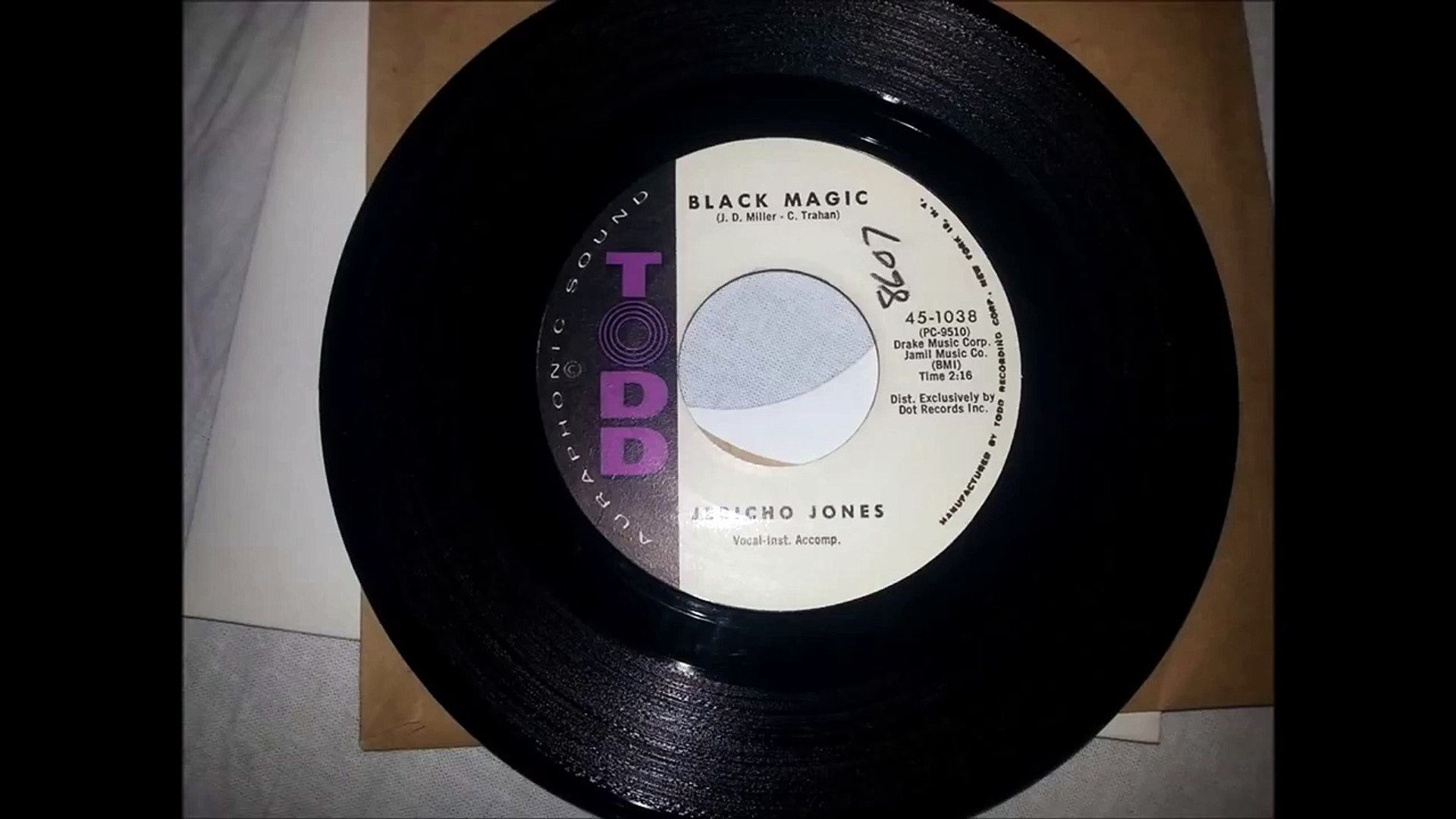 Johnny Rebel Black Magic (Jericho Jones) US orgi 1958 Rockabilly 