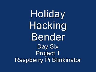 Blinkinator - based on the Raspberry Pi, built and programmed by Nate the Great, my 12 year old son.
