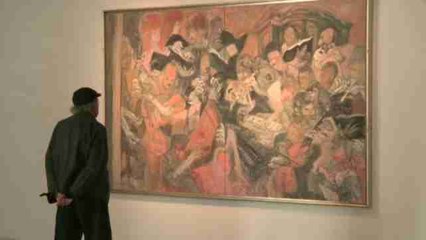 El pintor venezolano Jacobo Borges expone en Caracas 30 años de trabajo