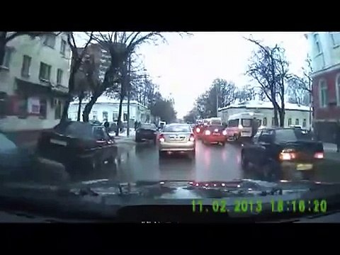 Драка на дороге Заяц против водителя маршрутки