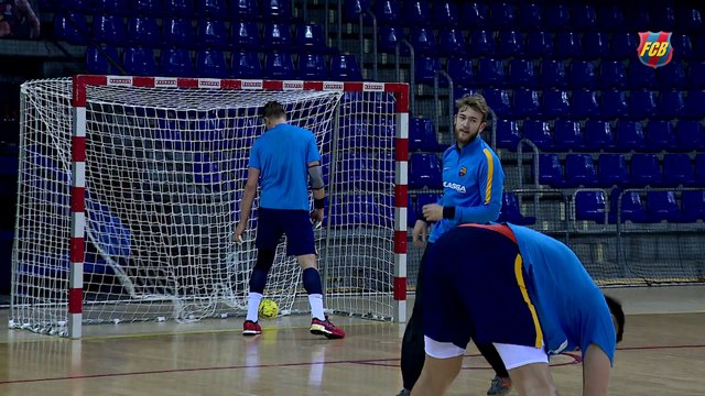 FCB Handbol: declaracions Xavi Pascual prèvia Quabit BM Guadalajara-FC Barcelona Lassa [CAT]