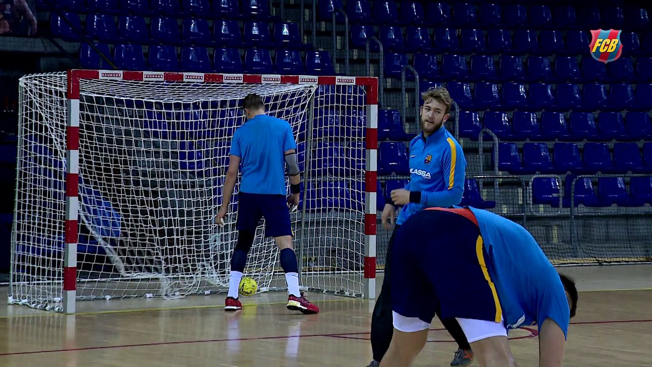 FCB Handbol: declaracions Xavi Pascual prèvia Quabit BM Guadalajara-FC Barcelona Lassa [CAT]