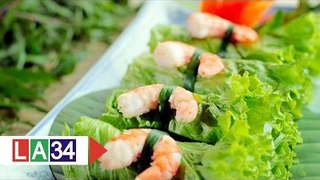 Lạ miệng món hành cuốn tôm | LATV