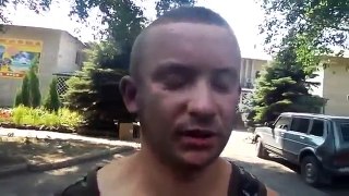 Моторола в грубой форме допрашивал бедного бойца из ВСУ.Украина новости сегодня