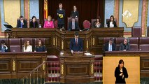 Pedro Sánchez sobre Catalunya al discurs d'investidura